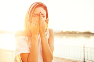 Woman happy to receive good news